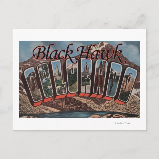 Black Hawk, Colorado - Large Letter Scenes Postcard (Front)