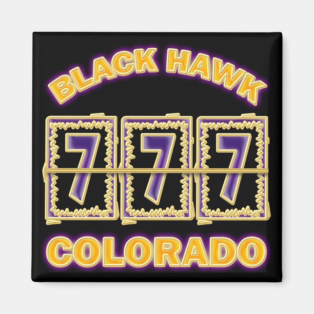 BLACK HAWK COLORADO MAGNET (Front)