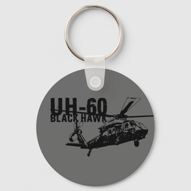 Black Hawk Key Ring (Front)