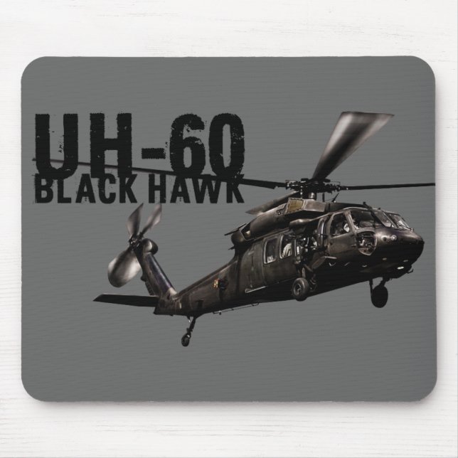 Black Hawk Mouse Pad (Front)