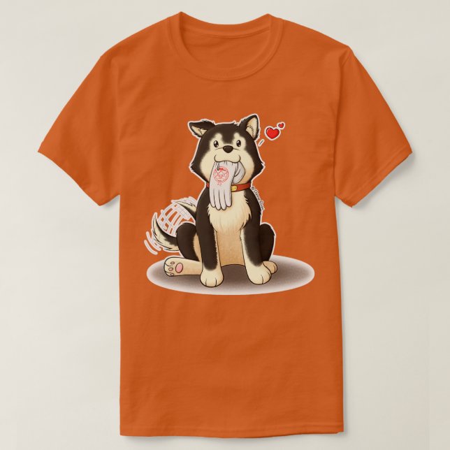 Black Hayate T-Shirt (Design Front)