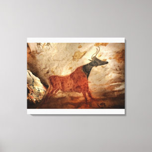Black-Head Lascaux Cow Canvas Print