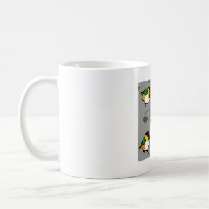 Black headed Caique Pattern Coffee Mug