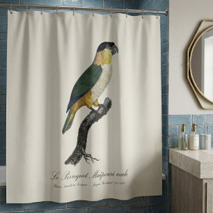 Black-Headed Male Parrot, Pionites Melanocephalus Shower Curtain