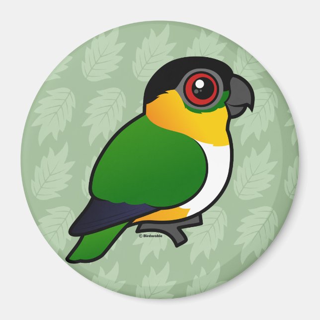 Black-headed Parrot Magnet (Front)