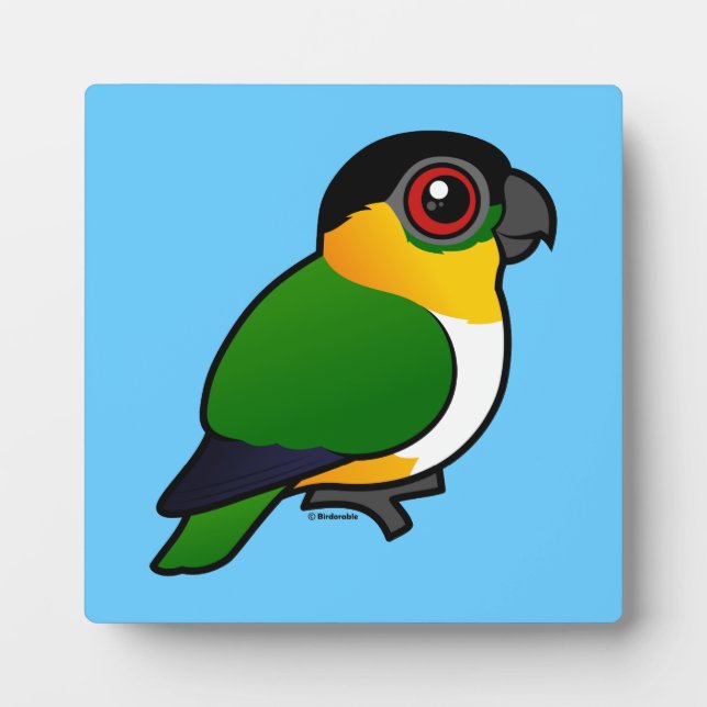 Black-headed Parrot Plaque (Front)
