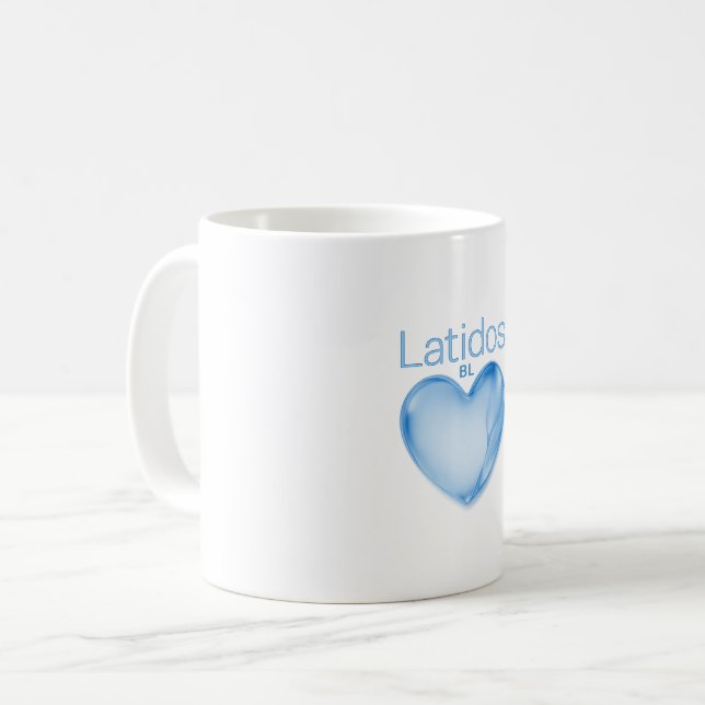 Black Heart Mug (Front Left)