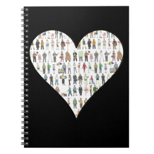 Black Heart NYC New York City Notebook