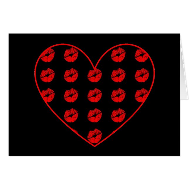 Black Heart of Kisses (Front Horizontal)