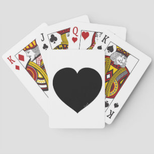 Black Heart Playing Cards