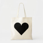 Black Heart Wedding Tote Bag<br><div class="desc">This is beautiful tote bag for lovers with the image of  black heart for just married and any other occasion. Even it can be customised with your name or logo.</div>