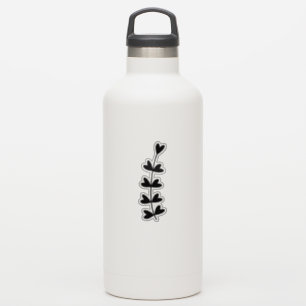 Black Heartleaf Plant Transparent Custom Cut