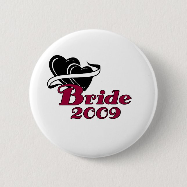 Black Hearts Bride 2009 6 Cm Round Badge (Front)