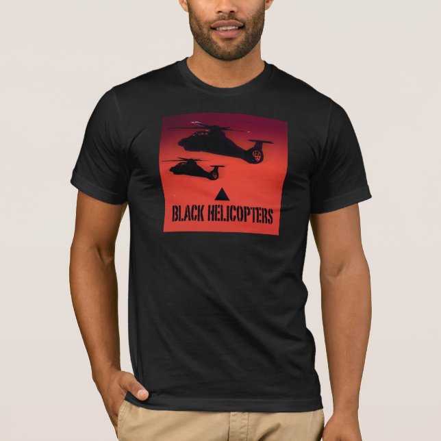 Black Helicopters T-Shirt (Front)