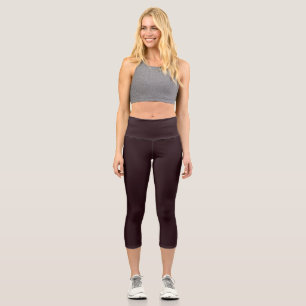 Black High Waisted Yoga Capris, XS (0-2) Capri Leggings