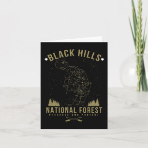 Black Hill National Forest Shirt South Dakota Hiki Card