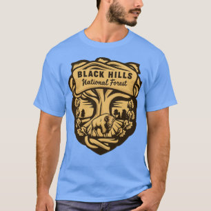 Black Hills National Forest Bison Desing T-Shirt