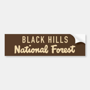 Black Hills National Forest Bumper Sticker
