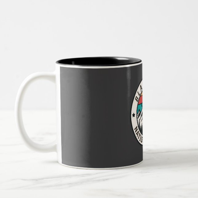 black hills national forest  Two-Tone coffee mug (Left)