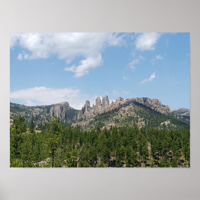 Black Hills View From the Needles Highway, SD Poster (Front)