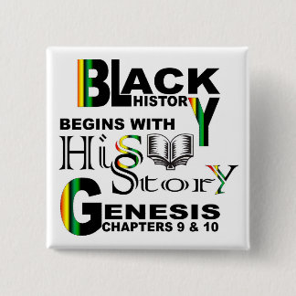 Black HiSStory Square Button