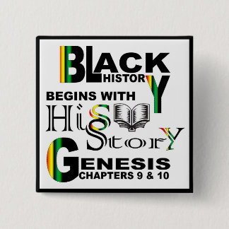 Black HiSStory Square Button
