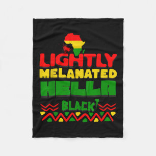 Black History A Black Woman Is Speaking Listen And Fleece Blanket