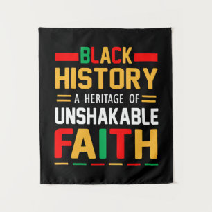 Black History A Heritage Of Unshakeable Faith Tapestry