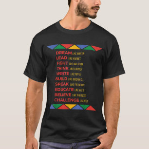 Black History African American Heroes T-Shirt