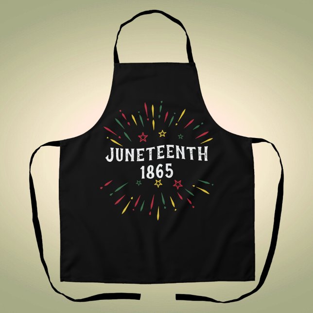 Black History African American Juneteenth 1865 Apron (Creator Uploaded)