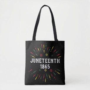 Black History African American Juneteenth 1865 Tote Bag