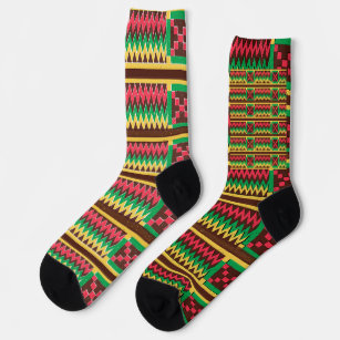 Black History African Ethnic Colours Socks