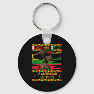 Black History American Women Recognition Educators Key Ring