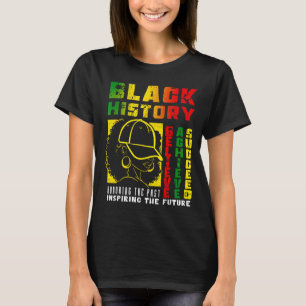 Black History Believe Achieve Succeed Illustration T-Shirt