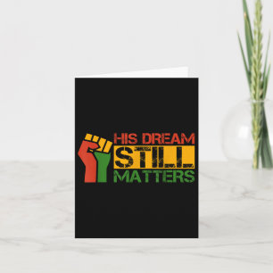 Black History Believe Achieve Succeed Tee Fantasti Card