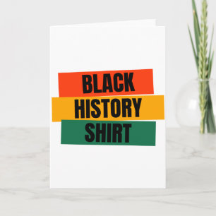 Black History Black History Month African America Card