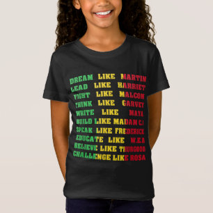 Black History - Black Inspirational Power Quotes T-Shirt