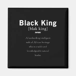 Black History Black King Definition Proud African Magnet