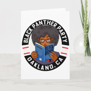 Black History Book Panther Party Educated Girl 196 Card