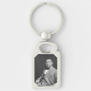 Black History: Booker T Washington, Civil Rights Key Ring