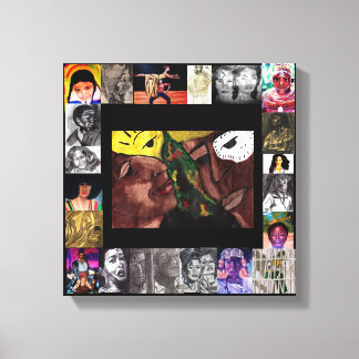 BLACK HISTORY CELEBRATION OF THE PEOPLE canvas Print