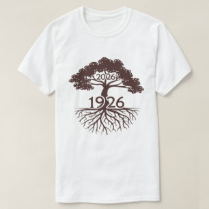Black History Centennial Tree 1926-2026 Heritage T T-Shirt