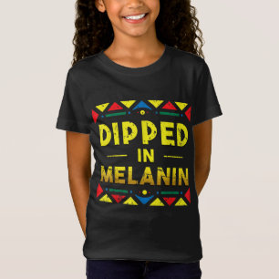 Black History Dipped in Melanin Proud African Root T-Shirt