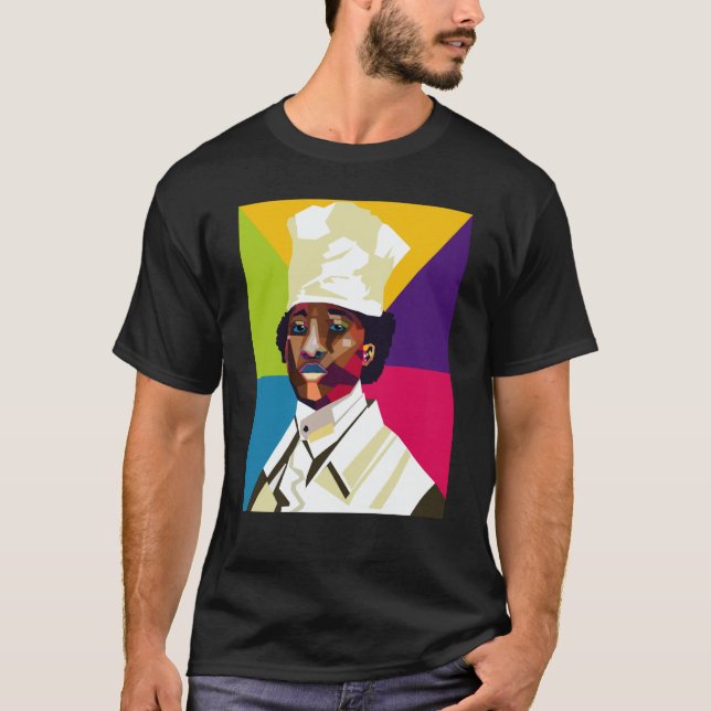 Black History Executive Chef Hercules T-Shirt (Front)