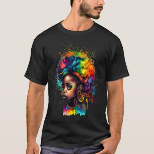 black history for girls cute colorful black histo T-Shirt
