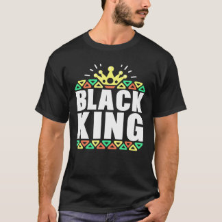 Black History For Men Boys Kids Black King African T-Shirt
