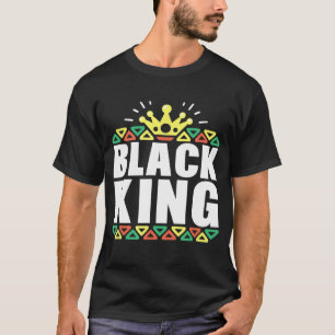 Black History For Men Boys Kids Black King African T-Shirt