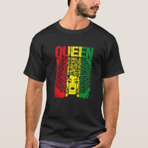 Black History  For Women African Clothing Queen T-Shirt