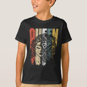 Black History for Women African Clothing Queen T-Shirt