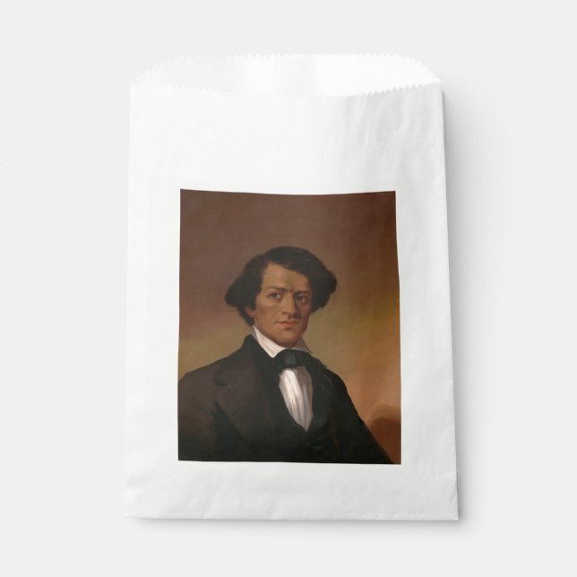 Black History: Fred Douglass Civil Rights 1845 Favour Bags (Front)
